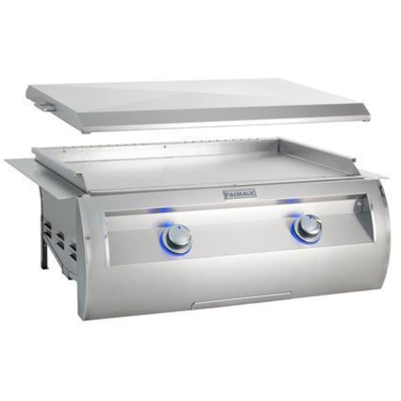 Fire Magic - Echelon Diamond E660I 30-Inch Built-In Natural Gas Griddle With Stainless Steel Cover-United Backyard