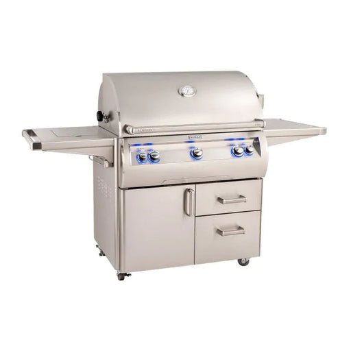 Fire Magic - Echelon Diamond E790s 36-Inch A Series Freestanding Gas Grill With Rotisserie, Infrared Burner, Single Side Burner & Analog Thermometer, Natural Gas-United Backyard