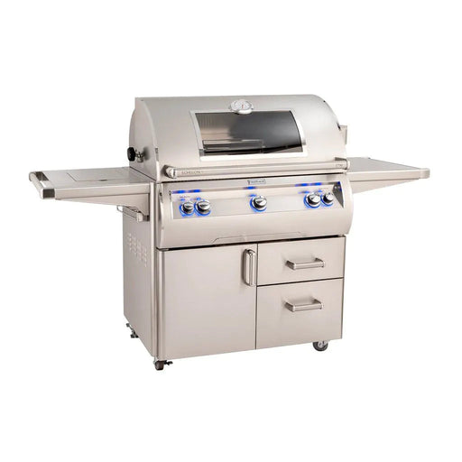 Fire Magic - Echelon Diamond E790s 36-Inch A Series Freestanding Gas Grill With Rotisserie, Single Side Burner, Analog Thermometer & Magic View Window, Propane-United Backyard