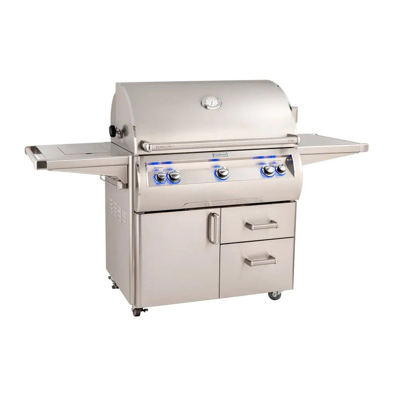 Fire Magic - Echelon Diamond E790s 36-Inch A Series Freestanding Gas Grill With Rotisserie, Single Side Burner & Analog Thermometer, Natural Gas-United Backyard