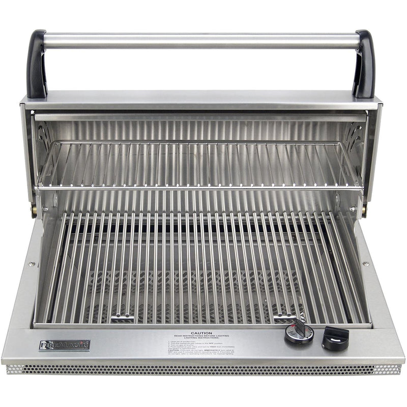 Fire Magic - Legacy Deluxe Classic Built-In Countertop Propane Gas Grill in Stainless Steel-United Backyard