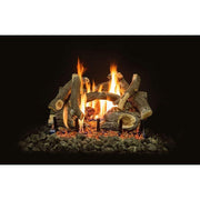 Grand Canyon - 18" to 42" Arizona Weathered Oak Charred Vented Gas Logs-United Backyard