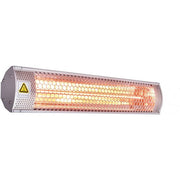 Hanover - 26.5 in Electric Wall/Hanging Heater-2 heat settings with Remote - Black-United Backyard