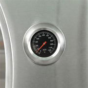 Hanover - 35" Wood Burning Pizza Oven Dome and Cart - Stainless-United Backyard