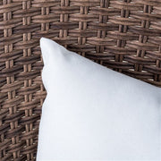 Hanover - 3pc Seating Set: 2 steel side chairs, accent table - Steel/White-United Backyard