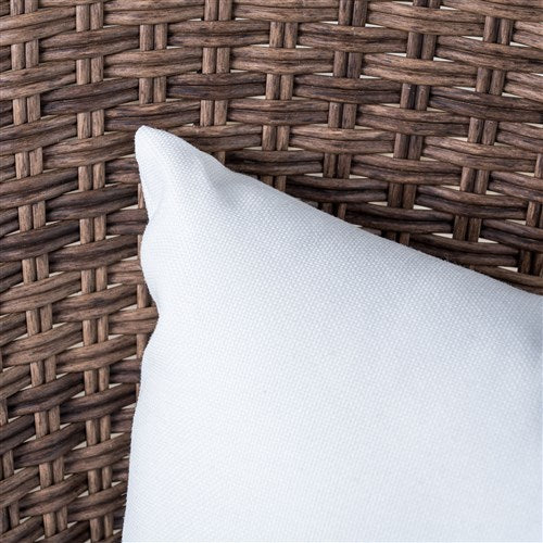 Hanover - 3pc Seating Set: 2 steel side chairs, accent table - Steel/White-United Backyard