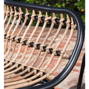 Hanover - 3pc Seating Set: 2 steel side chairs, accent table - Steel/White-United Backyard