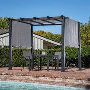 Hanover - 8x10' Steel Pergola - Steel-United Backyard