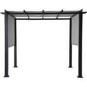 Hanover - 8x10' Steel Pergola - Steel-United Backyard