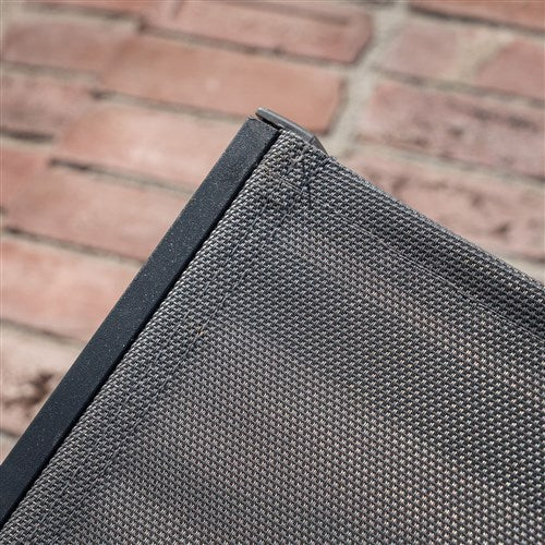 Hanover - Aluminum Sling Armless Chaise Lounge - Gray/Gray-United Backyard