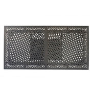 Hanover - Brigantine 9pc: 8 Sling Dining Chairs, Expandable Cast Dining Table - Cast/Tan-United Backyard