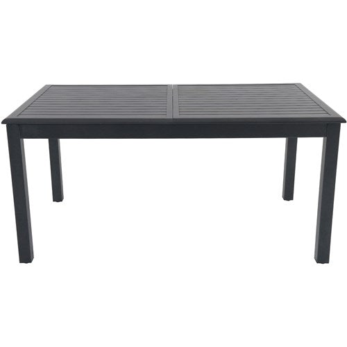 Hanover - Cameron 7pc: 6 High Back Padded Sling Chairs, 63-94" Alum Extension Table - Gray/Gray-United Backyard