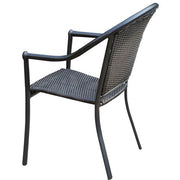 Hanover - Commercial woven aluminum dining chair - Woven-United Backyard
