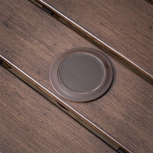 Hanover - Fairhope 7pc Dining Set: 6 Swivel Chairs and 74x40 Tressle Table - Tan-United Backyard