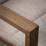 Hanover - Fairhope 7pc Dining Set: 6 Swivel Chairs and 74x40 Tressle Table - Tan-United Backyard