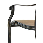 Hanover - Fontana 9pc: 6 Sling Dining Chairs, 2 Sling Swivel Rockers, 42x84" Gls Table - Tan Sling/Glass-United Backyard