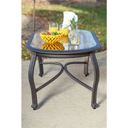 Hanover - Gramercy Woven Coffee Table with Glass Top-United Backyard