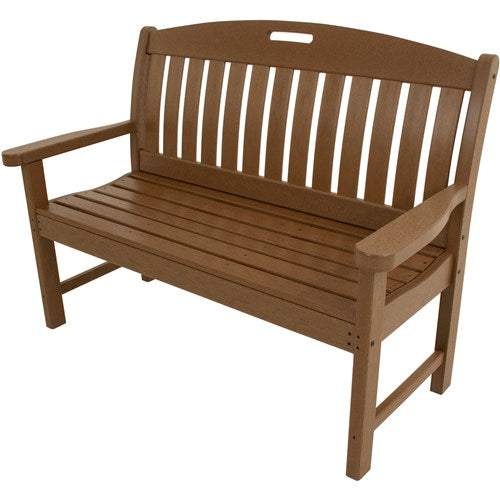 Hanover - Hanover All-Weather Avalon 48" Porch Bench - Teak-United Backyard