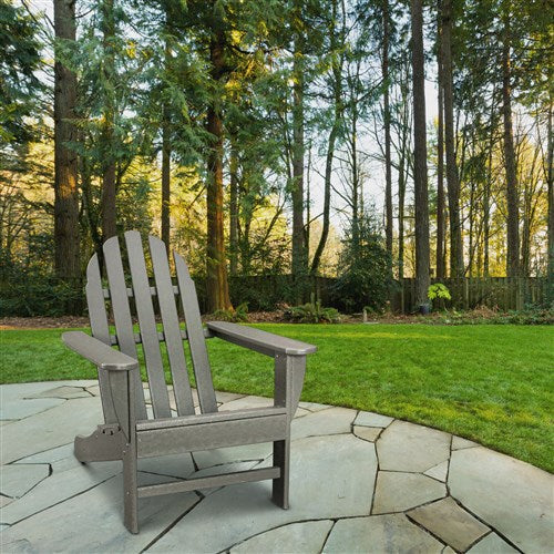 Hanover - Hanover NEW All-Weather Adirondack Chair - Grey-United Backyard