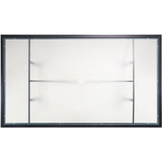 Hanover - Lavallette 7pc: 4 Dining Chairs, 2 Swivel Chairs, Rectangle Glass Table, Umbrella & Base - Silver-United Backyard