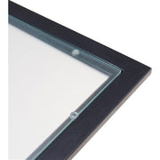 Hanover - Lavallette 7pc: 6 Swivel Dining Chairs, Rectangle Glass Table, Umbrella & Base - Blue-United Backyard