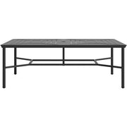 Hanover - Montclair 11pc: 10 Swivel Rockers, 60"x84" Rectangle Dining Table - Tan/Brown-United Backyard