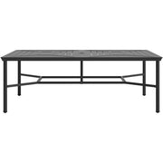 Hanover - Montclair 11pc: 10 Swivel Rockers, 60"x84" Table, Umbrella, Base - Chili Red/Brown-United Backyard