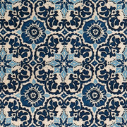 Hanover - Montclair 3pc High Dining: 2 Swivel Chairs, 33" Square High Dining Table - Navy/Brown-United Backyard