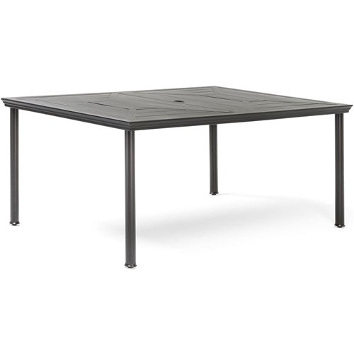 Hanover - Montclair 7pc: 6 Swivel Rockers, 40x66" Dining Table - Chili Red/Brown-United Backyard