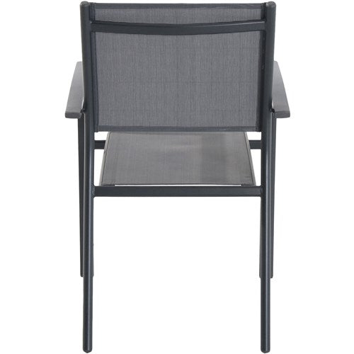 Hanover - Naples 11pc Dining Set: 10 Sling Back Chairs, 1 Aluminum Table - Aluminum-United Backyard