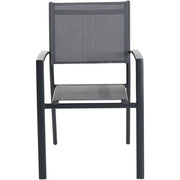 Hanover - Naples 7pc Dining Set: 6 Sling Back Chairs, 1 Aluminum Table - Aluminum-United Backyard