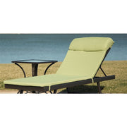 Hanover - Orleans chaise lounge chair cushion - Green-United Backyard