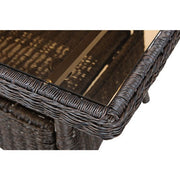 Hanover - San Marino 4pc Set: 1 Loveseat, 2 Side Chairs, 1 Coffee Table - Brown/Tan-United Backyard