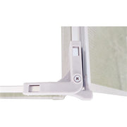 Hanover - Single Mini Cold Frame Greenhouse with 1 Vent, 47"x20"x20" - Natural/Silver-United Backyard