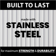 Hanover - Steel Umbrella Patio Heater, 7' tall, Propane, 41,000 BTU - Stainless-United Backyard