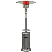 Hanover - Steel Umbrella Patio Heater, 7' tall, Propane, 41,000 BTU - Stainless-United Backyard