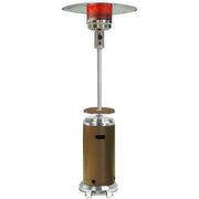 Hanover - Steel Umbrella patio heater, 7' tall, propane, 48,000 BTU - Bronze/Stainless-United Backyard