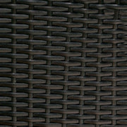 Hanover - Strathmere 6pc: Sofa, 2 Side Chairs, 2 Ottomans, Woven Coffee Table - Brown/Green-United Backyard