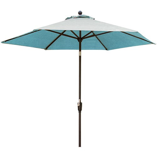 Hanover - Traditions 11' Market Umbrella - Blue-United Backyard