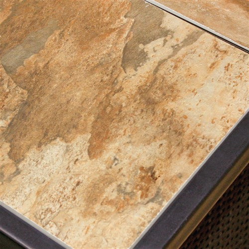 Hanover - Traditions 5pc: 4 Deep Seating Rockers and Woven Fire Pit with Tile Top - Tan/Bronze-United Backyard