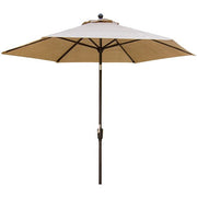 Hanover - Traditions 9' Market Umbrella - Bronze/Tan-United Backyard