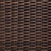 Hanover - Ventura 4pc Fire Pit Set with Tan Tile Top - Brown/Meadow Green-United Backyard