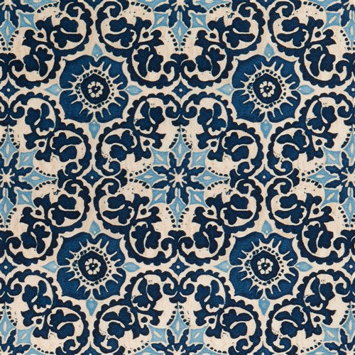 Hanover - Ventura 4pc Fire Pit Set with Tan Tile Top - Brown/Navy-United Backyard