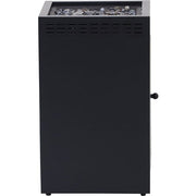 Hanover - Windham 3pc Chaise Set: 2 Chaise Lounges and Gas Fire Pit - Gray-United Backyard