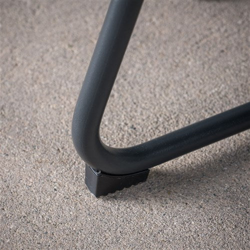 Mod Furniture - 3pc Seating Set: 2 steel side chairs, accent table - Navy-United Backyard