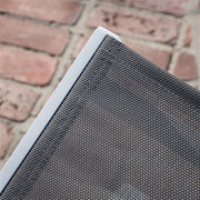 Mod Furniture - Aluminum Sling Armless Chaise Lounge Chair - White/Gray-United Backyard