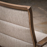 Mod Furniture - Atlas 7pc Dining Set: 6 Swivel Padded Chrs and 74"x40" Tressle Table - Tan-United Backyard