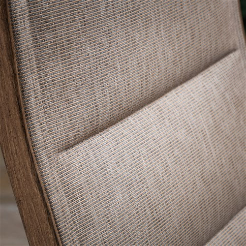 Mod Furniture - Atlas 7pc Dining Set: 6 Swivel Padded Chrs and 74"x40" Tressle Table - Tan-United Backyard