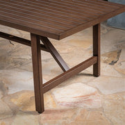 Mod Furniture - Atlas 7pc Dining Set: 6 Swivel Padded Chrs and 74"x40" Tressle Table - Tan-United Backyard