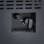 Mod Furniture - Bali 4pc Fire Pit: 2 Chairs w/Pillows, Side Table, Gas Fire Pit - White/Gray-United Backyard